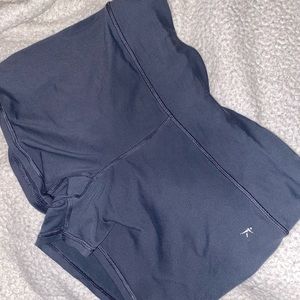 Grey spandex gym shorts